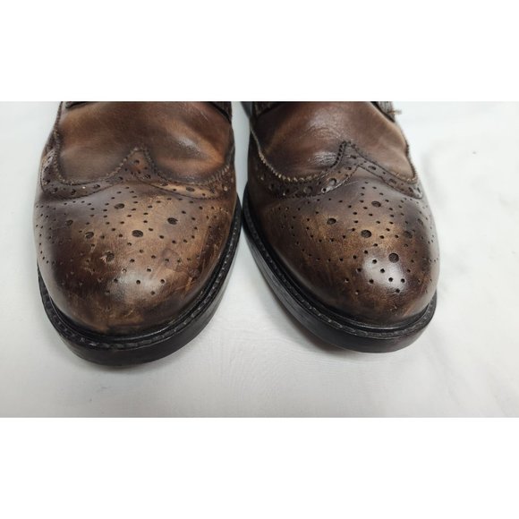 Massimo Dutti Men\'s Sz. 44 Brown Leather Fleece Lined Inner Zip Boots main image 8